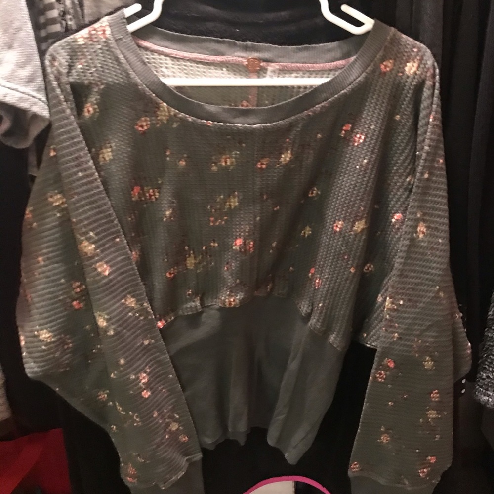 Women’s Free People Thermal Crop Sz Xl